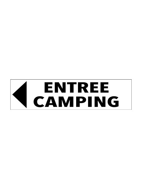 Directionnel gauche entrée camping