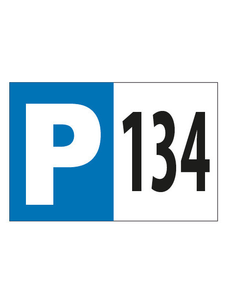 Parking avec n° d'emplacement standard