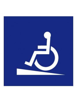 Panneau Handicapé rampe