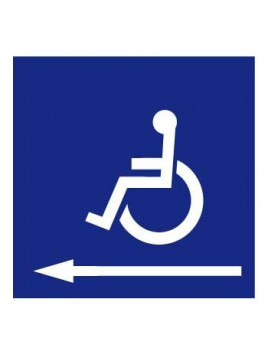 Panneau Handicapé entrée...