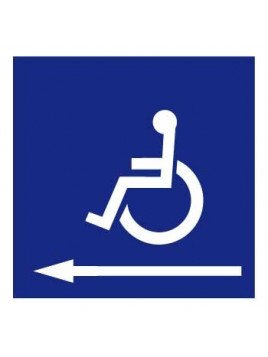 Panneau Handicapé entrée...