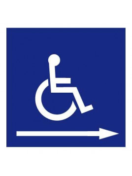 Panneau Handicapé entrée...