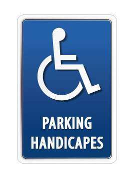 Parking handicapé