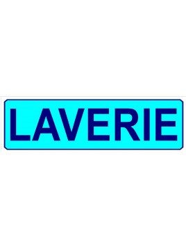 Plaque laverie