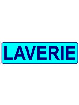 Plaque laverie