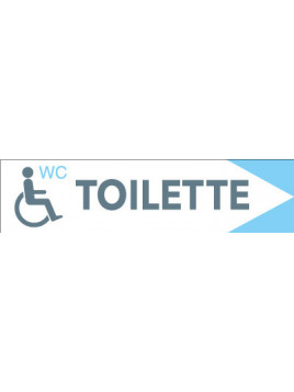 Directionnel toilet handicapé