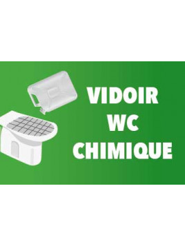 Vidoir WC Chimique avec image
