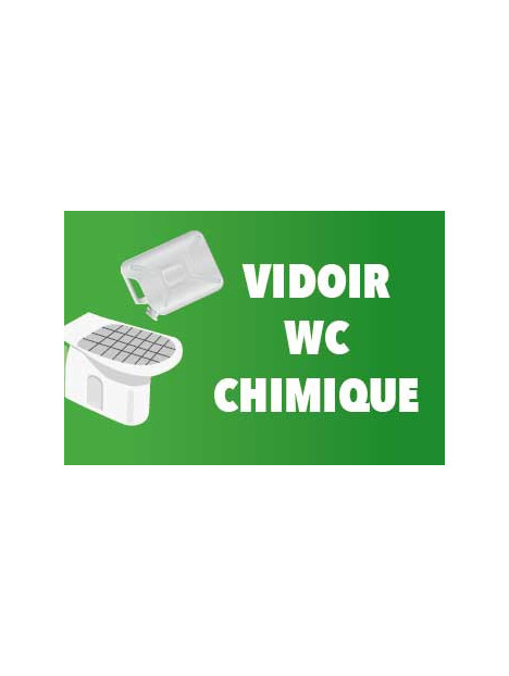 Vidoir WC Chimique avec image