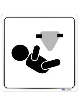 Plaque avec pictogramme...