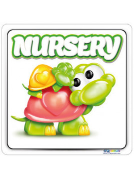 Plaque nursery avec tortue...