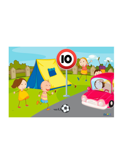 Panneau 10 camping