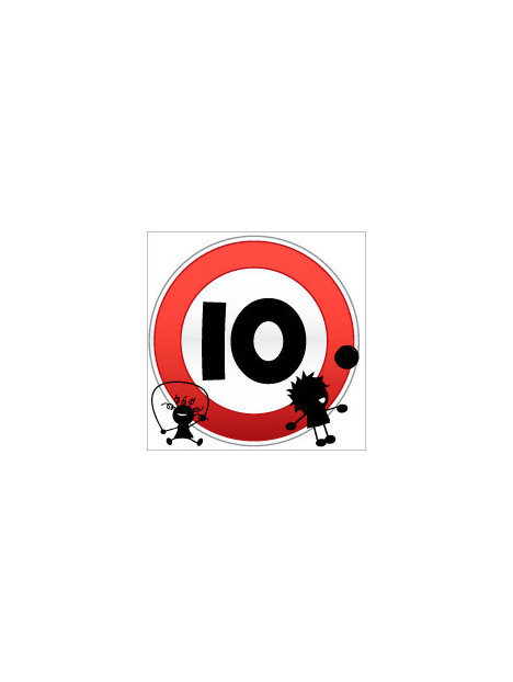 Panneau carré 10 pictogramme enfant