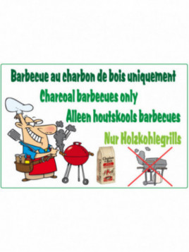 Panneau Barbecue charbon de...