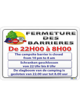 Fermeture des barrières...