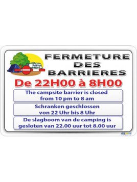 Fermeture des barrières...