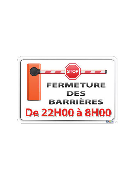 Fermeture des barrières