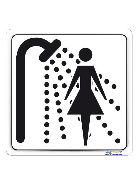 Plaque douche femme