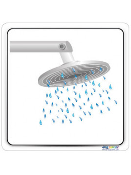 Adhésif ou panneau avec...