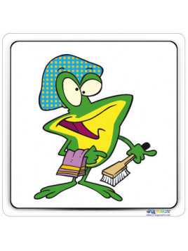 Adhésif ou panneau avec...