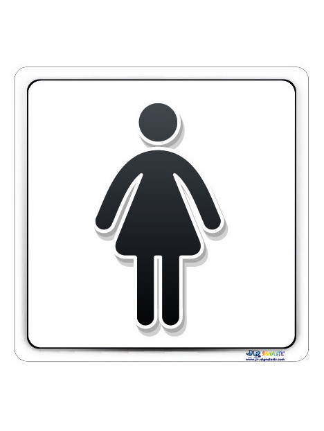 Plaque pictogramme femme
