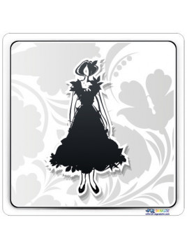 Plaque pictogramme femme