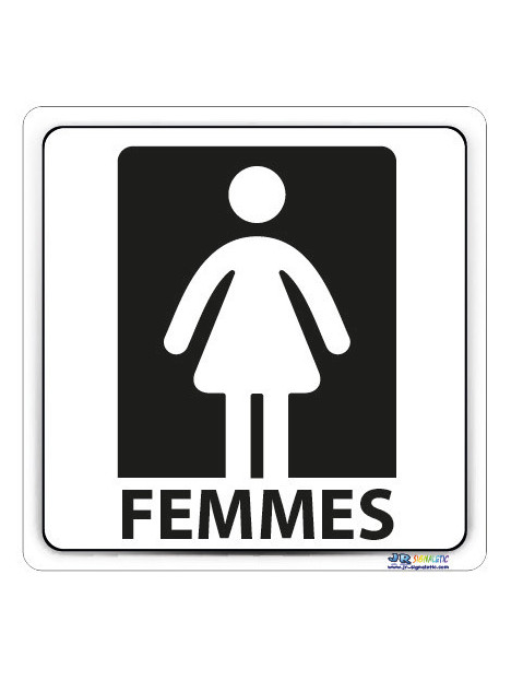 Plaque pictogramme femme