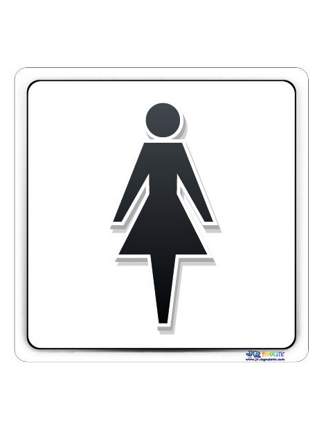Plaque pictogramme femme