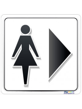 Plaque directionnel droite...