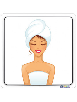 Plaque pictogramme femme