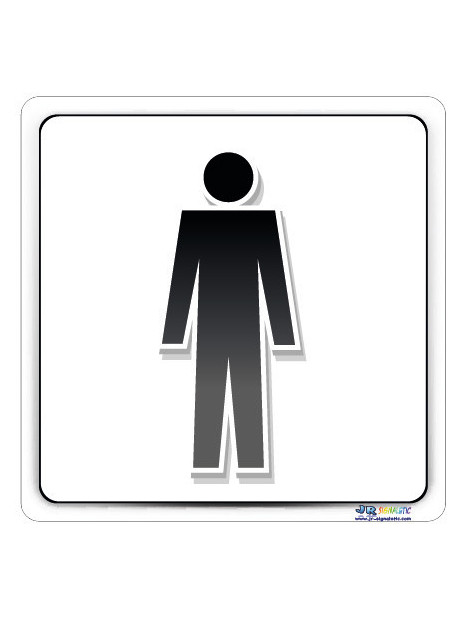 Plaque pictogramme homme