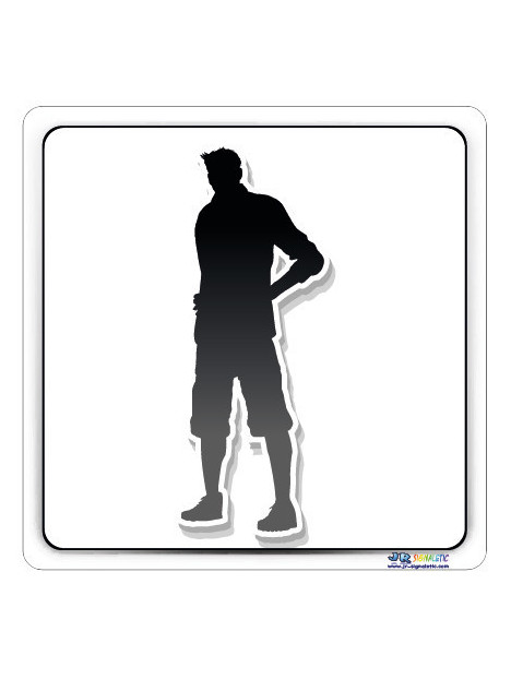 Plaque homme