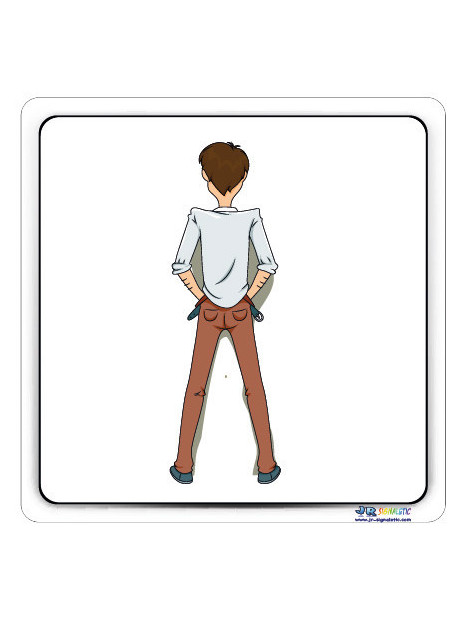 Plaque homme