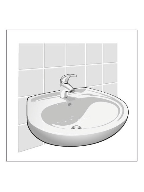 Pictogramme avec lavabo
