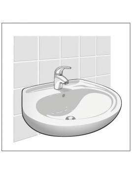 Pictogramme avec lavabo