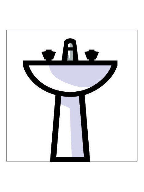 Pictogramme lavabo