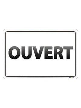 Panneau ouvert