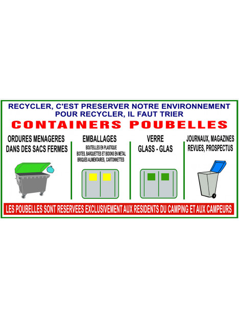 Containers tri sélectif