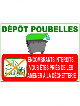 Dépôt poubelles