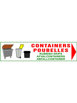 directionnel poubelles