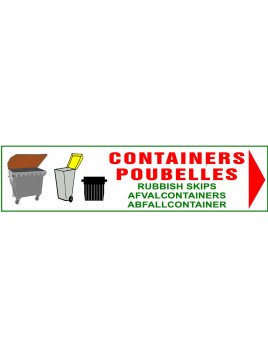 directionnel poubelles