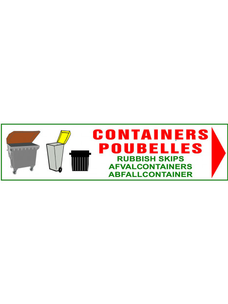 directionnel poubelles
