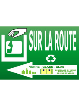 Container verre directionnel