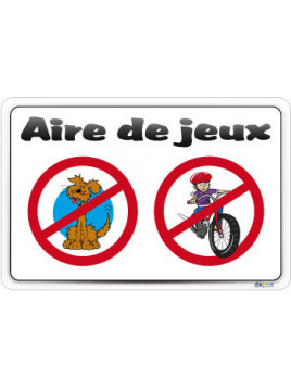 Interdictions aire de jeux