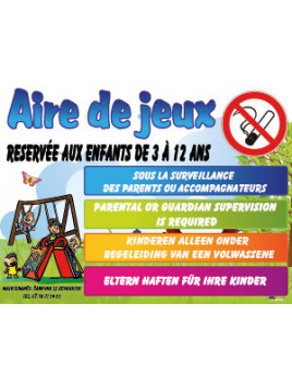 Aire de jeux ( panneau...