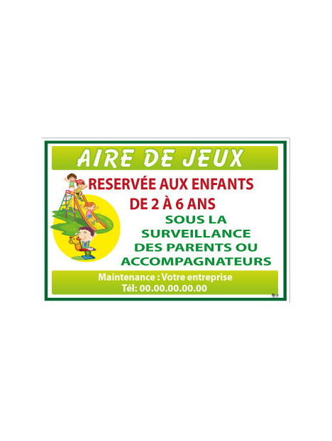Aire de jeux Français vert
