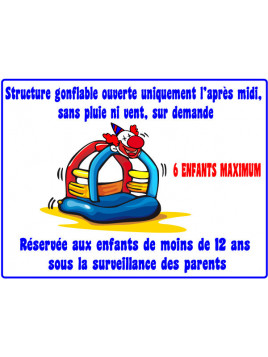 Structure gonflable avec...