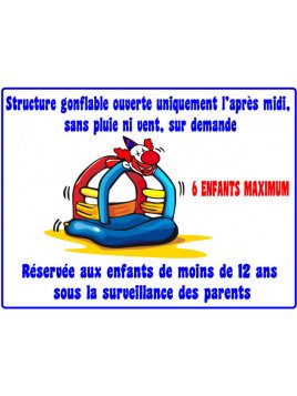 Structure gonflable avec...