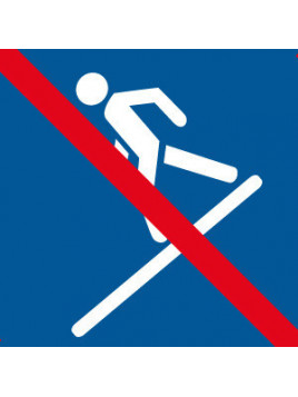 Pictogramme décent a pied...