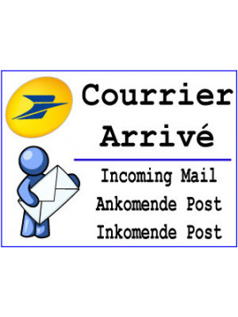 Courrier arrivé