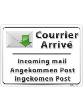 Courrier arrivé